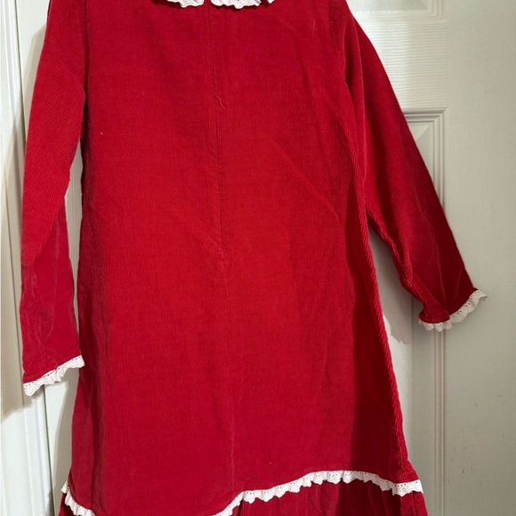 Hanna Andersson Corduroy Holiday Dress - size 6-7 - Picture 6 of 10